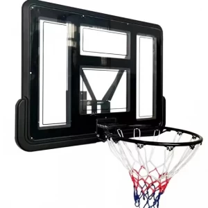 לוח כדורסל שקוף מקצועי 110/75 ס"מ עם הרחקה מהקיר DUNK M007 מק"ט M007