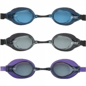 Силиконовые профессиональные плавательные очки среднего размера 55691 INTEX